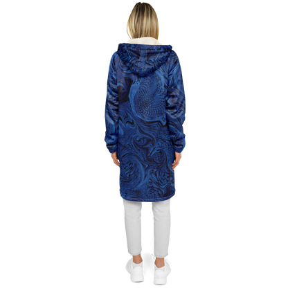 Metallic Blue Fractal Cloak