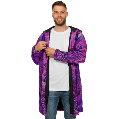 Shroom Flower of Life Pink Cloak