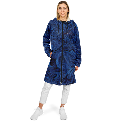 Metallic Blue Fractal Cloak