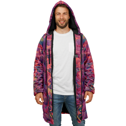 Shroom Flower of Life Fuchsia Cloak