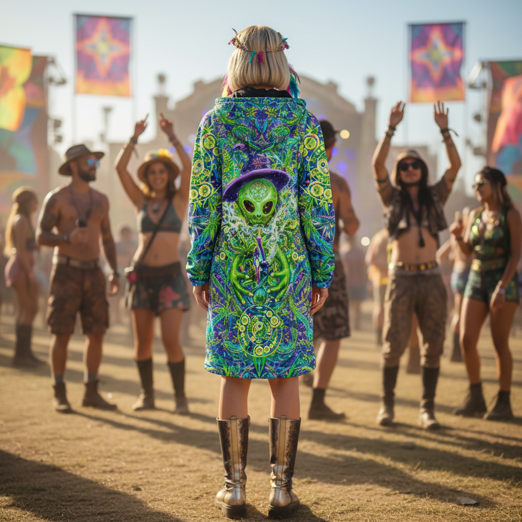 Wizard Stoner Alien Cloak