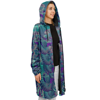 Shroom Flower of Life Teal Cloak